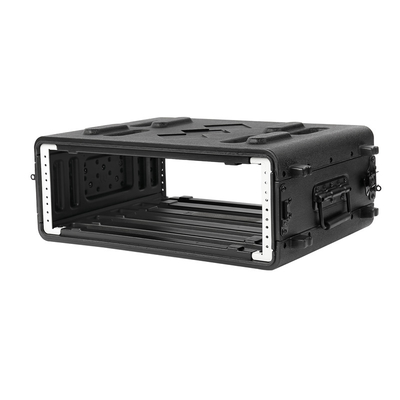 PE 15 &quot;Kedalaman 3U Flight Rack Case Hitam REACH 220 Untuk Penerima Mikrofon