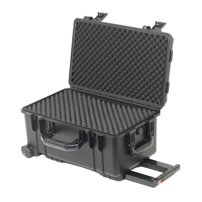 IP65 Airline PP Tool Carry Cases Flight Case Dengan Roda