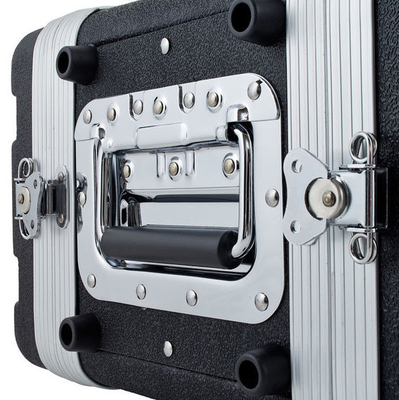 ABS 8 &quot;Kedalaman 4U Dangkal Rack Case Untuk Penerima Mikrofon