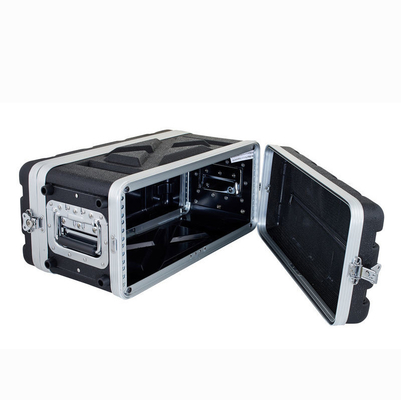 ABS 8 &quot;Kedalaman 4U Dangkal Rack Case Untuk Penerima Mikrofon