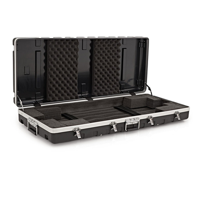 ABS 61 Key Piano Keyboard Case Dengan Roda Cangkang Keras Tahan Air
