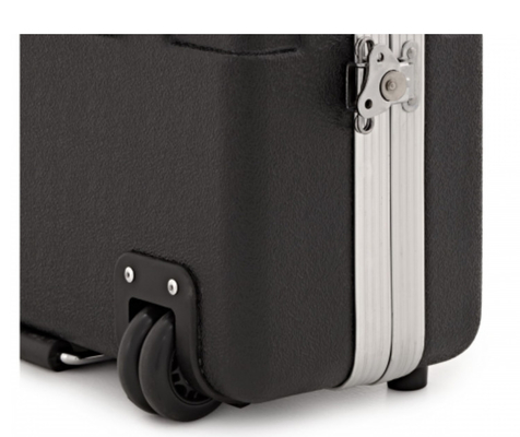ABS 61 Key Piano Keyboard Case Dengan Roda Cangkang Keras Tahan Air