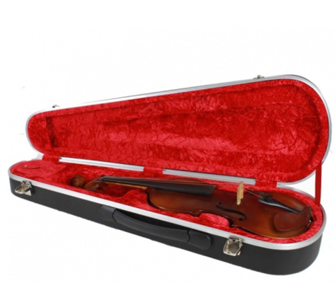 ABS Biola Hard Case Biola Case Hitam Hard Shell Violin Case