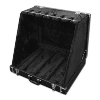 Kayu Lapis Hardshell Guitar Rack Case Guitar Stand Empuk Membawa Pegangan