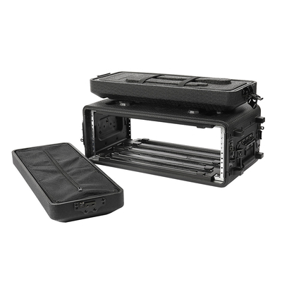 Tahan air PE 10 &quot;Kedalaman 3u Rack Case / 3u Road Case
