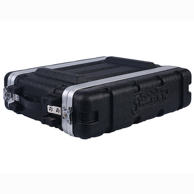 Ringan ABS 2U Flight Rack Case 12 &quot;Kedalaman 19'' Lebar