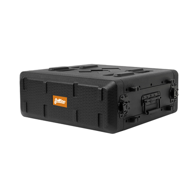 PE 15 &quot;Kedalaman 3U Flight Rack Case Hitam REACH 220 Untuk Penerima Mikrofon