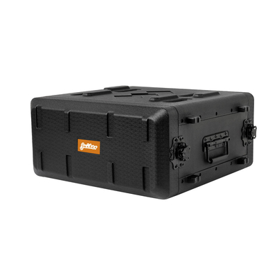 PE 15 &quot;Kedalaman 4U Space Flight Rack Case Hitam 480X390X178MM