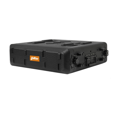PE 15 &quot;Kedalaman 2U Rack Mount Flight Rack Case Untuk Penerima Mikrofon / Prosesor