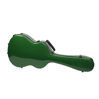 Green Classic Hard Shell Guitar Case 39 Inch Fiberglass Anti Tekanan