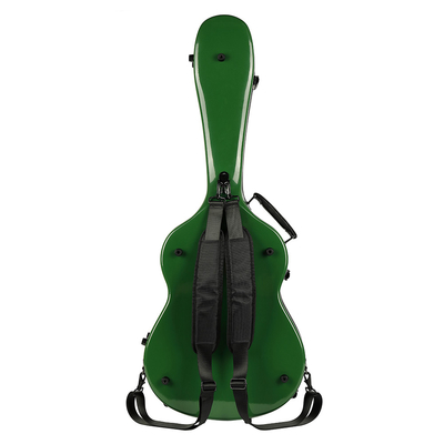 Green Classic Hard Shell Guitar Case 39 Inch Fiberglass Anti Tekanan