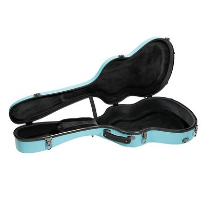 39 Inch Fiberglass Gitar Hard Case Tiffiany Biru Tahan Air