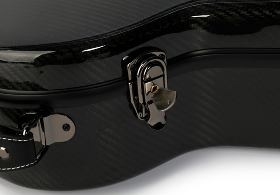 Pegangan Kaku Gitar Klasik Flight Case Air Carbon CFC-500 Red
