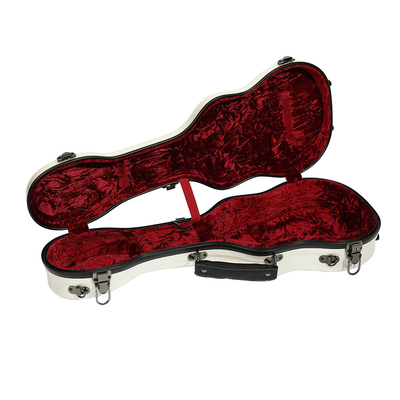 Ivory Concert Ukulele Hard Case Fiberglass Hardshell Tahan Air