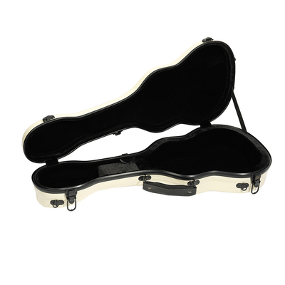 Anti Tekanan Fiberglass Tenor Ukulele Hard Case Warna Gading