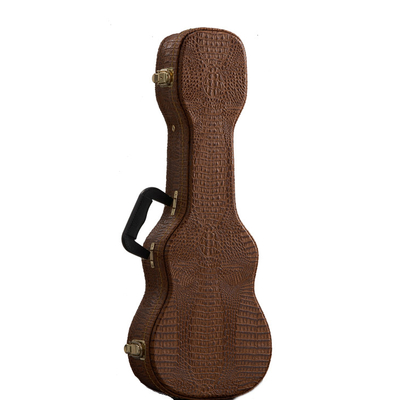 Buaya Kayu Soprano Ukulele Hard Case Tali Ransel Ganda