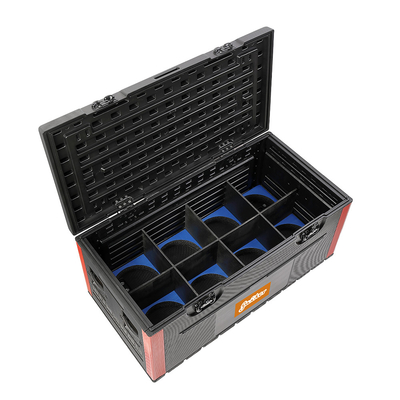 HDPE Plastic Led Par Flight Case PE Lighting Equipment Case Logo Kustom