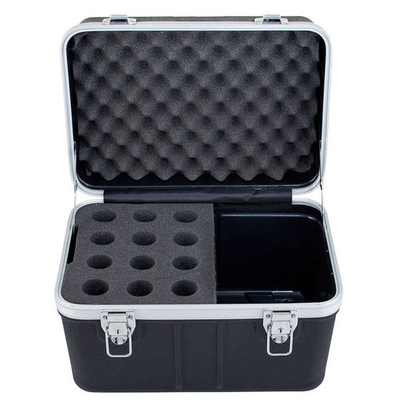 12 pcs ABS Wireless Microphone Flight Case Aluminium Dan Busa