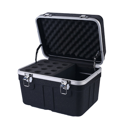 12 pcs ABS Wireless Microphone Flight Case Aluminium Dan Busa