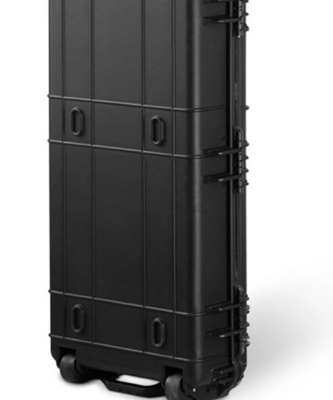 Alat Beroda IP 67 Carry Cases PP Plastic Case Dengan Roda Tahan Kimia
