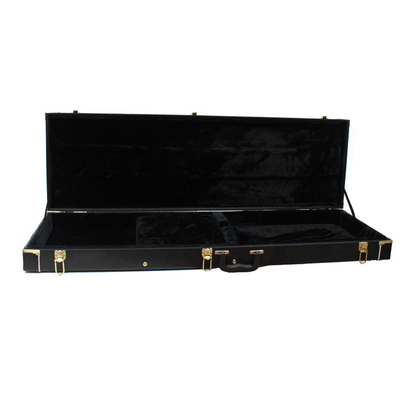 Plywood Electric Bass Guitar Hard Case Empuk Membawa Pegangan Tahan Lama