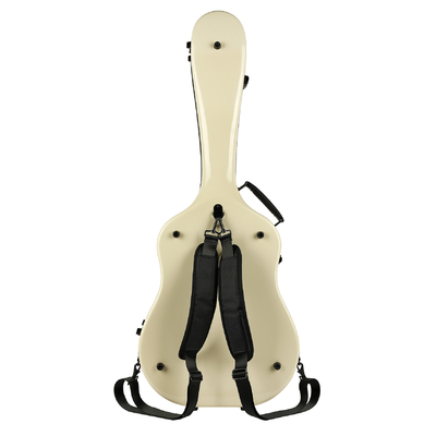 Fiberglass Universal Gitar Hard Case Warna Gading Guitar Rack Mount Case