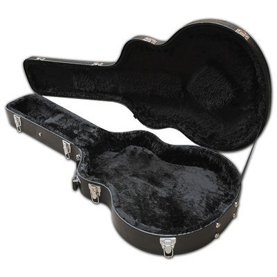 Kayu Dreadnought Gitar Akustik Hard Case Kayu Lapis Dengan Pegangan Membawa Empuk