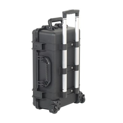 IP65 Airline PP Tool Carry Case Road Case Dengan Roda