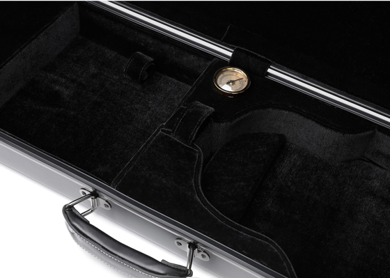 Tahan Lama Fiberglass Shell Violin Hard Case Dengan Pegangan Kulit Tahan Air