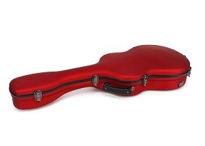 Matte Red Fiberglass Klasik Guitar Rack Case Break Resistance