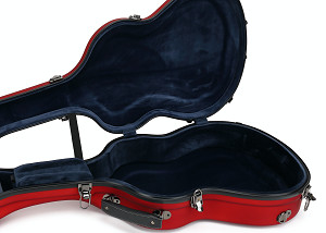Matte Red Fiberglass Klasik Guitar Rack Case Break Resistance
