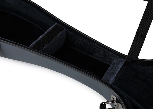 Matte Dark Grey Guitar Rack Case 39 Inci 2 X Tali Ransel