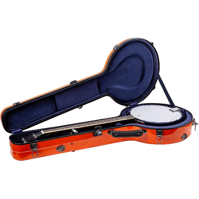 Standar Penerbangan Disetujui Hardshell Kasus Banjo Dengan Tali Adjustable Dan 2 Dompet Interior
