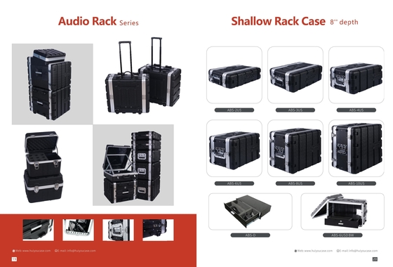 Kasus rak ABS 6U dengan pintu yang bisa dilepas untuk ruang 2U 4U 3U 8U 10U